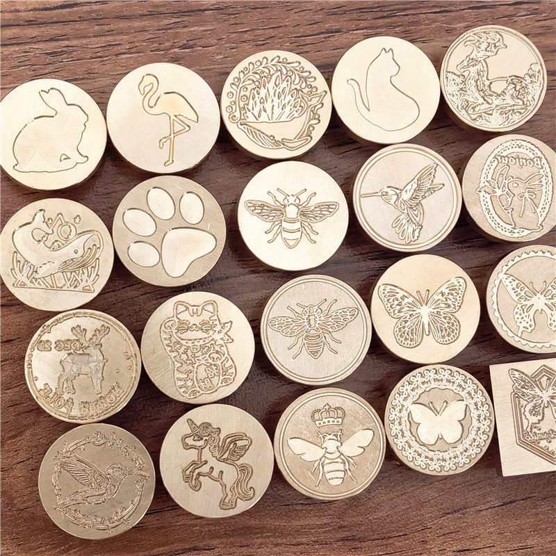 Wax Seal Stamp Set - Testina per sigillo in ceralacca con