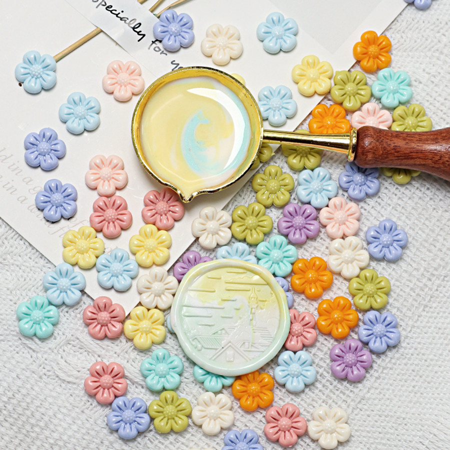 150 pz/borsa a forma di fiore  - Wax Seal Stamp Set recensione e prezzo