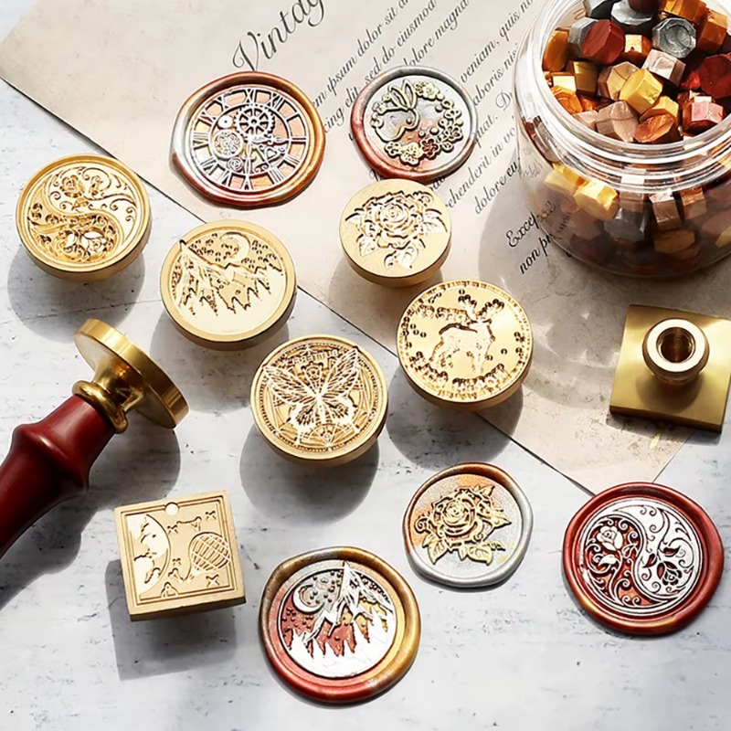 9 sigilli in ceralacca + 1 man - Wax Seal Stamp Set recensione e prezzo